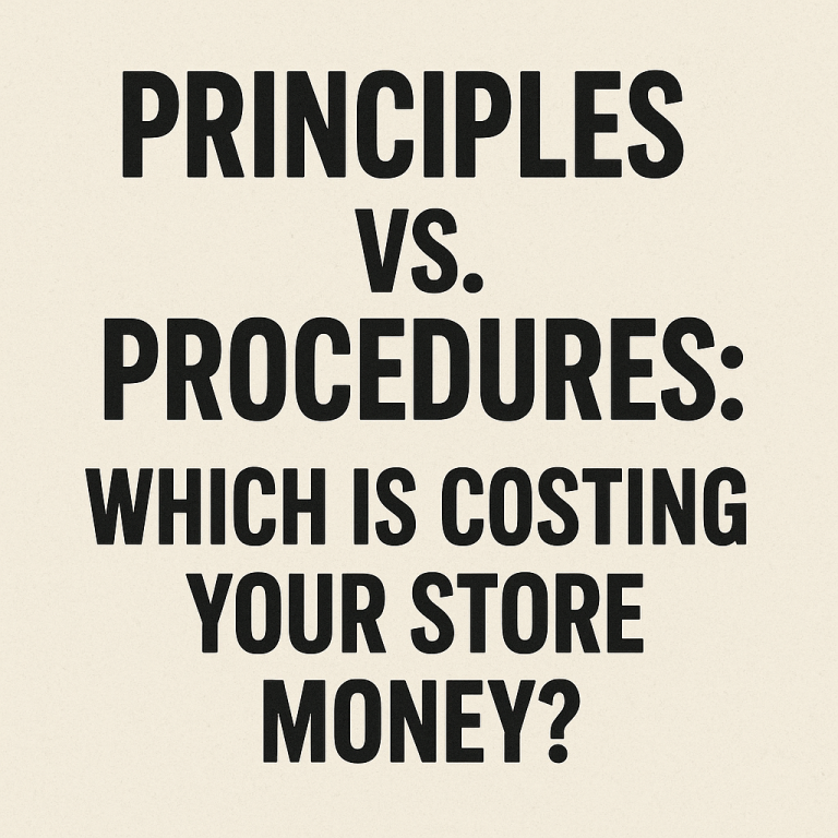 Principles vs. Procedures: Which Is Costing Your Store Money?